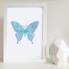 Butterfly water colour artwork by Hayley Lauren Design