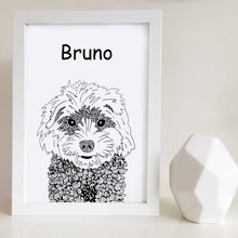 Cavoodle Dog Art Print