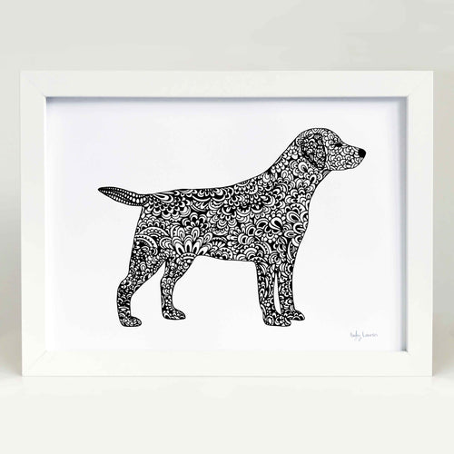 Labrador Dog Art Print