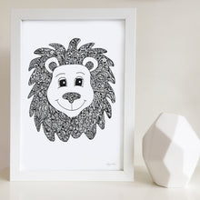 Leo the Lion Nursery or Bedroom Art Print