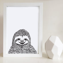 Sloth nursery or kids bedroom art print