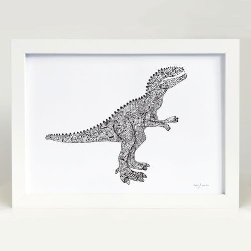 Tyrannosaurus Rex Dinosaur Art Print